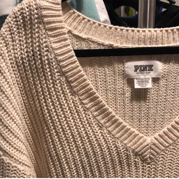 Victorias Secret Pink Campus Oversize Sweater - Picture 5 of 8